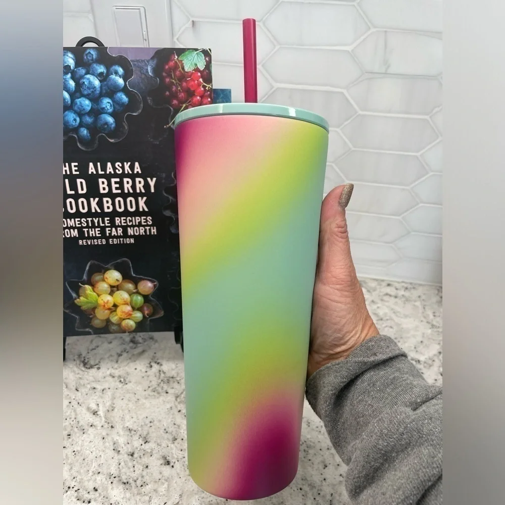 Starbucks 2024 Spring MultiColor Spray Gradient Ombre Tumbler. Brand New. NWT!